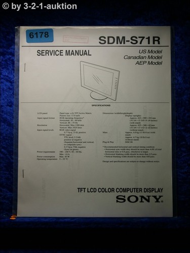 Manuale servizio sony - di,