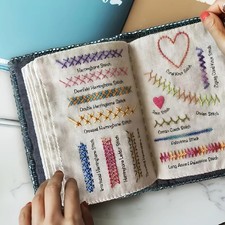 Set libro cucire ricamo fai - set,