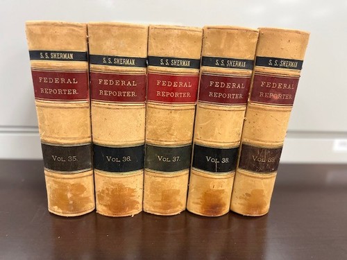 Lot federal reporter - of, 5