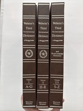 Webster's Third New