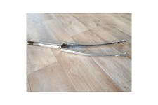 Forcella bicicletta  Cromata Vintage 1'' acciao classica city bike pista corsa