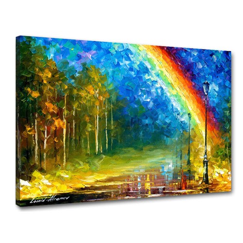 Lenoid afremov rainbow tela - rainbow,