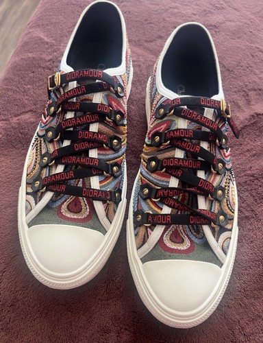 Sneakers basse dior ricamate - sneakers,