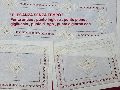 Completo centri pezzi lino - completo,