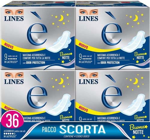 Lines notte con ali pacco - notte, ali,