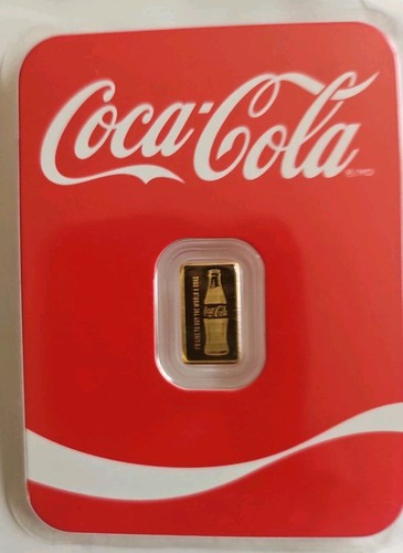 Coca cola lingotto oro - coca-cola,