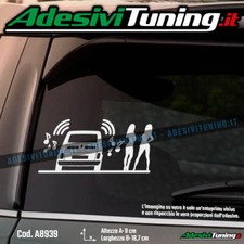 Adesivo Donne Musica e Fiat