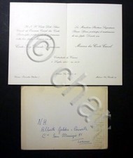 Biglietto Invito Nozze - Conte