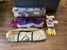 Tenda cabina due stanze vintage Sears Edmund Hillary 14 piedi x 10 piedi in scatola spedizione gratuita