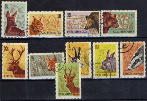 Romania 1961 forest - 1961, animals