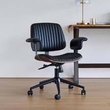 Sedia ufficio casa vera pelle