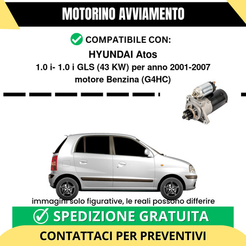 Motorino avviamento hyundai - avviamento,