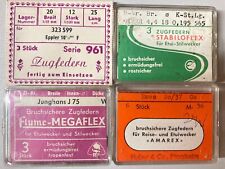 Molla di trazione con gancio terminale per sveglie e grandi orologi con cuscinetto a molla