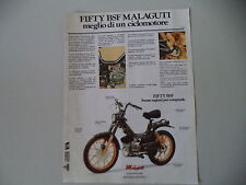 advertising Pubblicità 1980 MALAGUTI FIFTY BLACK SPECIAL 50