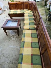 Cassapanca angolare in legno