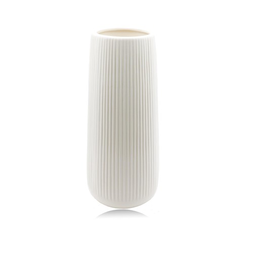 Vaso ceramica bianco - vaso,