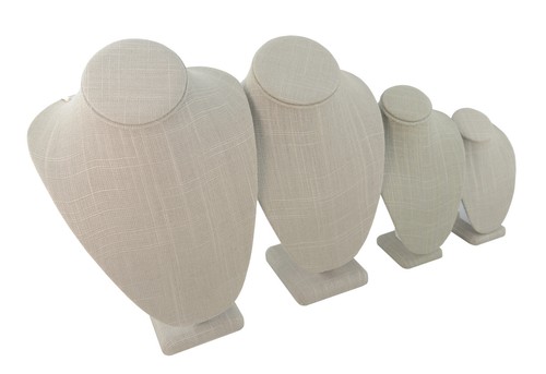 Collana lino grigio ciondolo - lino,