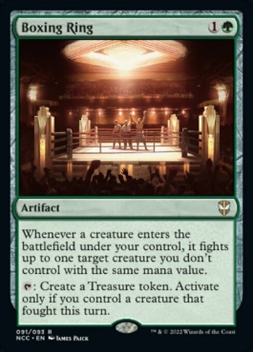 Mtg boxing ring - exc,