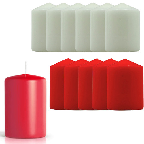 Set candele inodore bianche - candele,