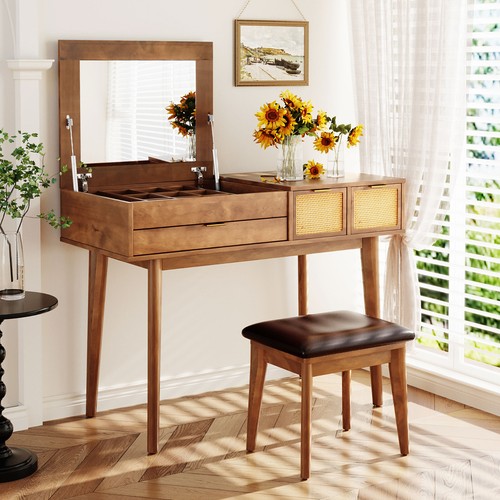 Makeup vanity set flip - makeup, flip-top