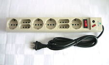 MULTIPRESA 8 POSTI "GRIGIA"