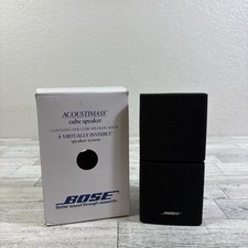 BOSE Acoustimass Altoparlante Girevole Doppio Scatto Doppio Cubo Array Nero NUOVO Scatola Aperta
