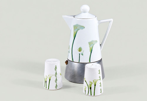 Rara caffettiera porcellana - , a