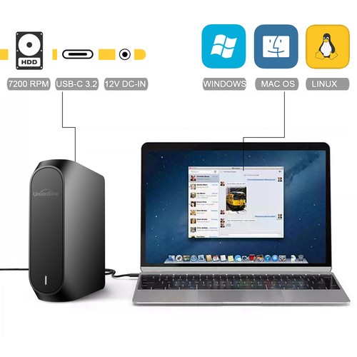 Unionsine 8tb desktop - desktop, hdd