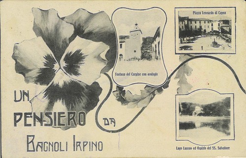 Cartolina ill pensiero da - cartolina,