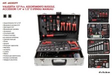 valigetta utensili 127Pcs. SET BUSSOLE E UTENSILI MANUALI 1/4” e 1/2” LTI/KRINO