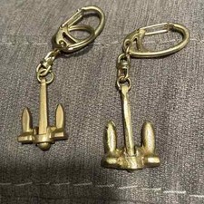 Portachiavi in ottone ancoraggio senza stock portachiavi nautico marino da co...