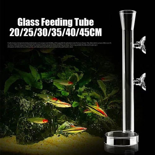 Tubo cibo acquario vetro