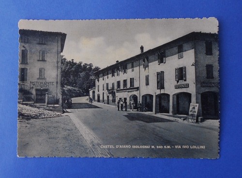 Cartolina castel aiano via - cartolina, d'aiano