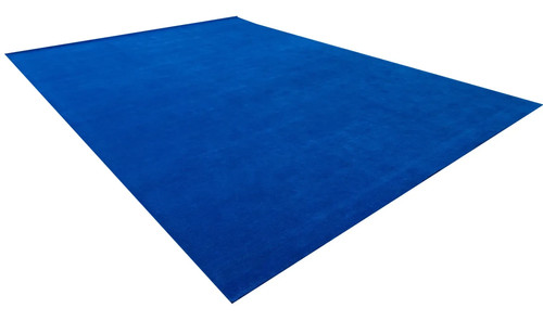 Tappeto moderno blu - in, lana