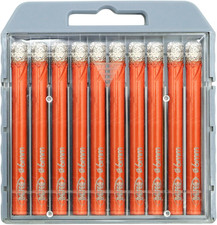 Set Di Punte Diamantate a Secco,  6 Mm per Seghe a Tazza per Granito, Marmo, Mur