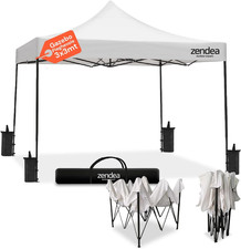 Gazebo Bianco 3X3 Pieghevole