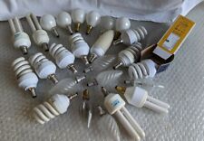 Stock 35 Lampadine Incandescenza E Risparmio 9pz E27 26pz E14 usate calda ottime