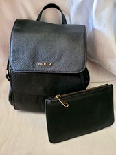 Zaino Furla in pelle nera con