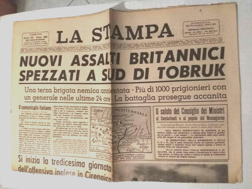 Giornale seconda guerra - giornale,