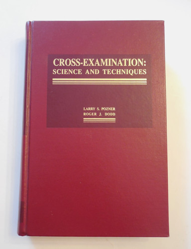 Cross examination science and - science,