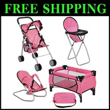 Princess.Uisite Buggy set bambola 4 pezzi