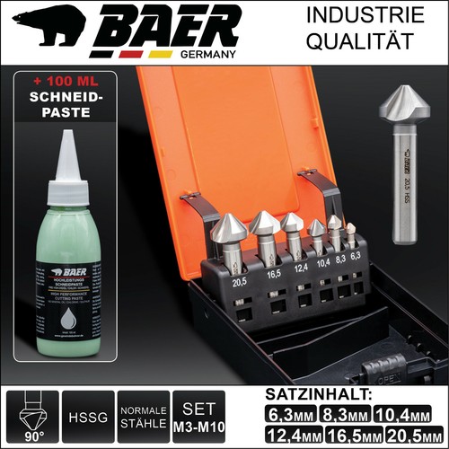 Set svasatore conico - , baer