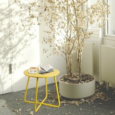 Tavolino fine vassoio metallo