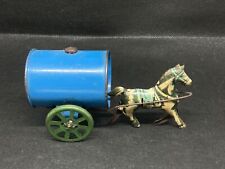 Tinplate horse and water cart