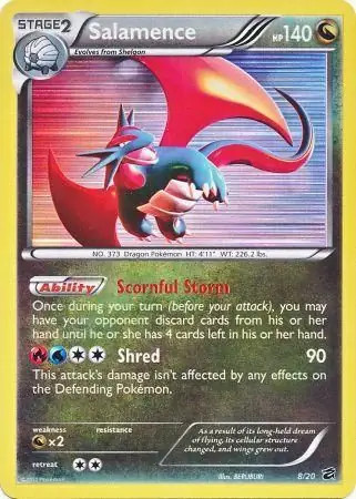 Salamence pokemon - -, 8/20