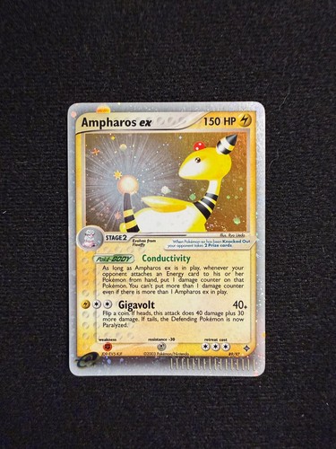 Pokémon ampharos holo 97 - pokémon,