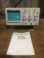 Kenwood CS-4125A Oscilloscopio 20 MHz 2 canali schermo CRT e manuale istruzioni