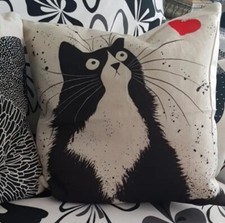 Fodera per cuscino stampata gatto cartone animato