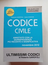CODICE CIVILE annotato con la giurisprudenza, GAROFOLI e IANNONE, 2012 OTTIMO