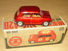 MEBETOYS A28 INNOCENTI MINI MINOR MET RED AUTOMODELLO SCALA 1/43 reprobox